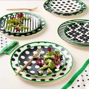 NWT kate spade new york x Target 4-Piece Melamine dinner Plate Set